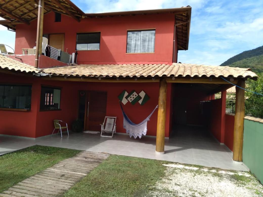 Casa Praia. Linda Varanda Para Um Cochilo Na Rede Ubatuba Luaran gambar